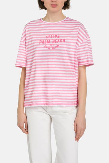 FRIEDA & FREDDIES NY T-Shirt rosa gestreift