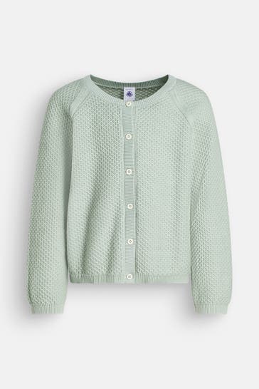 PETIT BATEAU Strickjacke mint
