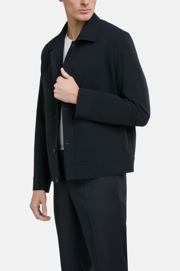 HUGO Overshirt schwarz