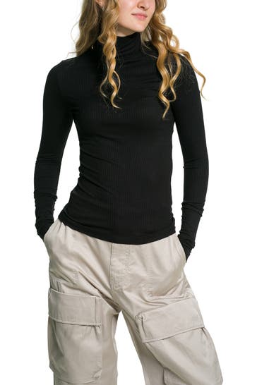 DIESEL Longsleeve schwarz