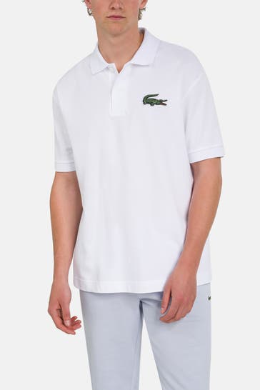 LACOSTE Polo-Shirt weiß unisex