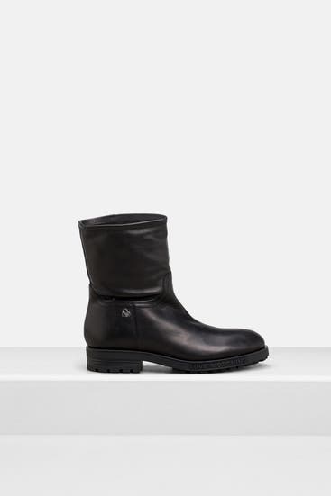 LOVE MOSCHINO - Lederstiefeletten schwarz