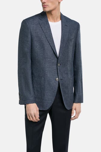 BOSS Wollmix-Sakko 'Janson' navy