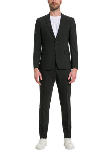 STRELLSON Anzug 'Caleb' schwarz
