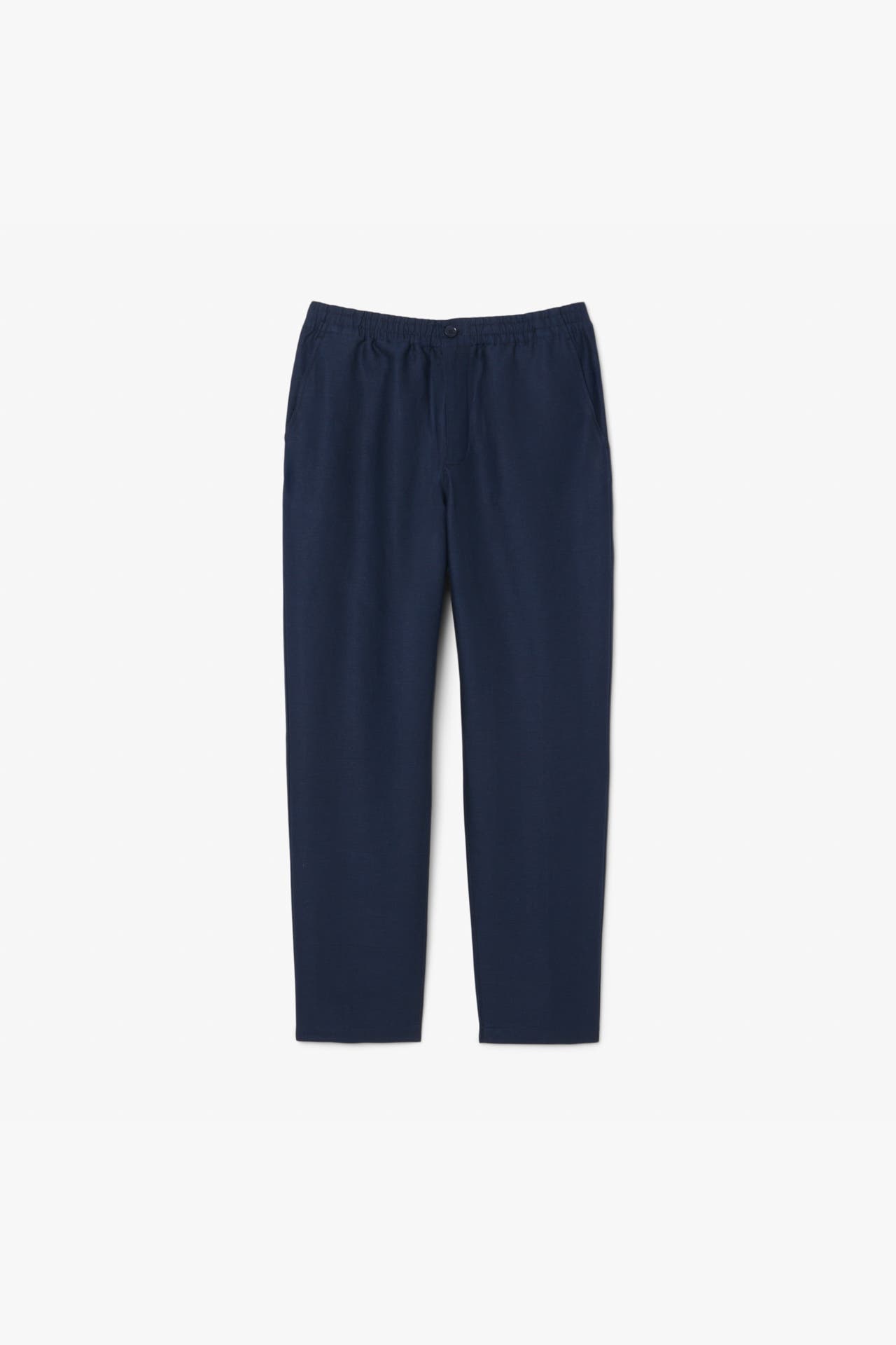 LACOSTE Leinen-Stoffhose dunkelblau, Bild 1
