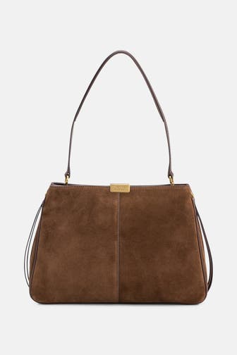 TOMMY HILFIGER Schultertasche dunkelbraun