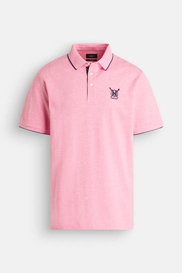 HACKETT Polo-Shirt 'Heritage' rosa