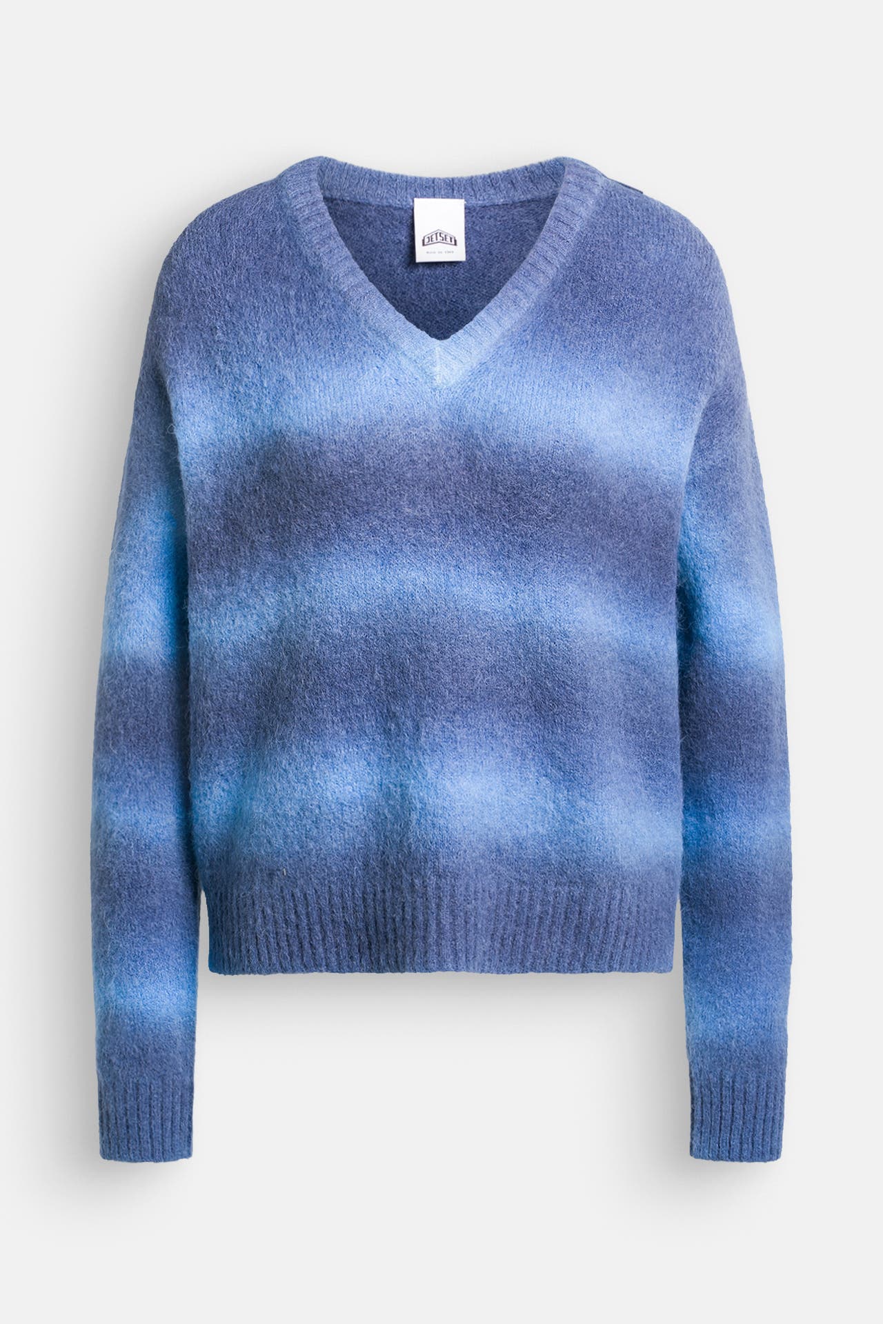 JET SET Wollmix-Pullover blau, Bild 1
