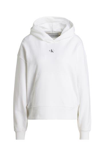 CK JEANS Hoodie weiß