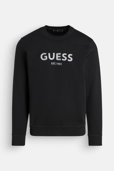 GUESS Sweatshirt schwarz