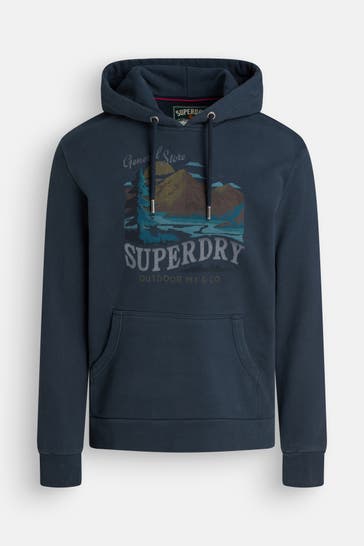 SUPERDRY Hoodie dunkelblau