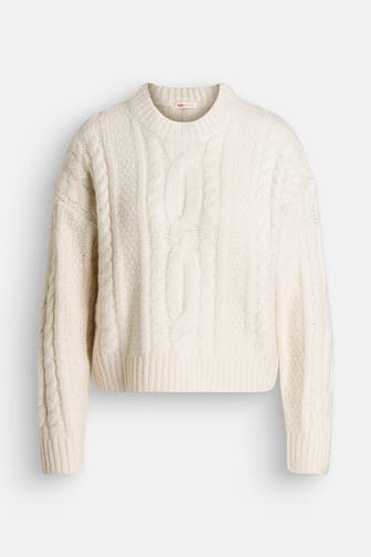 LEVI'S® Strickpullover 'Ines' ecru