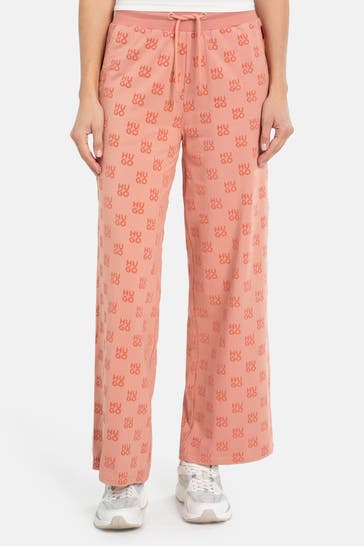 HUGO Loungehose 'Fokki' gemustert