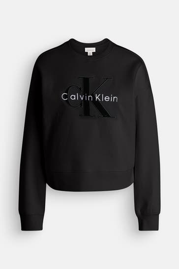 CALVIN KLEIN Sweatshirt schwarz