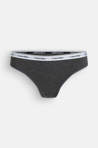 CK UNDERWEAR String dunkelgrau