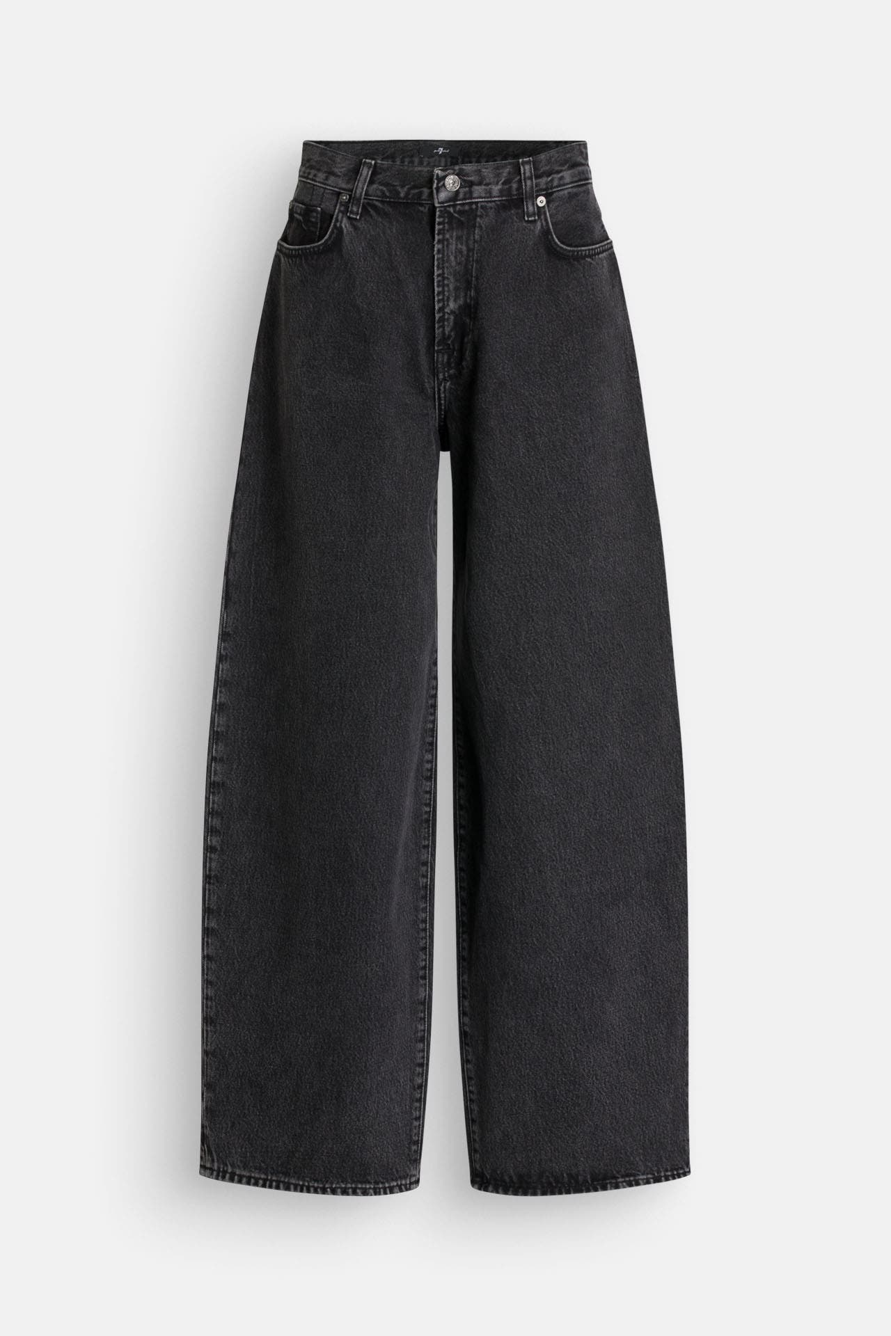 7 FOR ALL MANKIND Jeans schwarz wide , Bild 1
