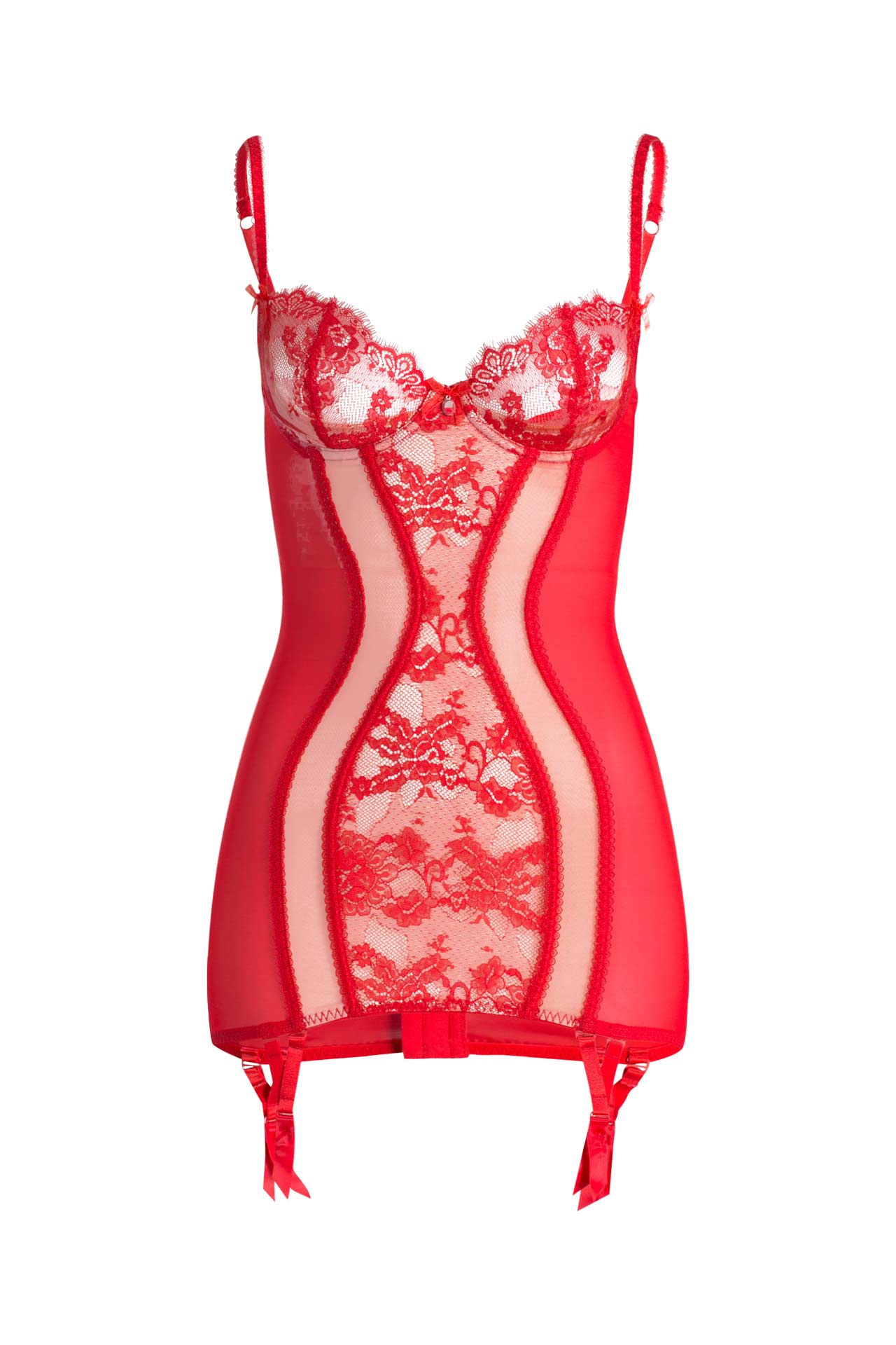 DITA VON TEESE Corsage rot, Bild 1