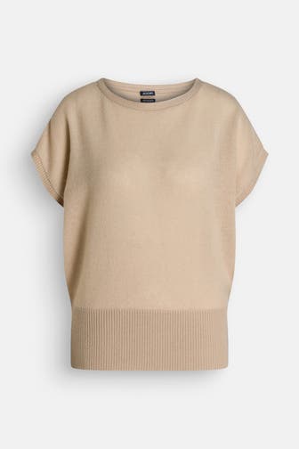 JOOP! Kaschmir-Strickshirt 'Kaira' hellbraun