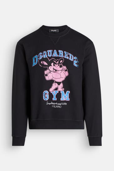 DSQUARED2 Sweatshirt schwarz