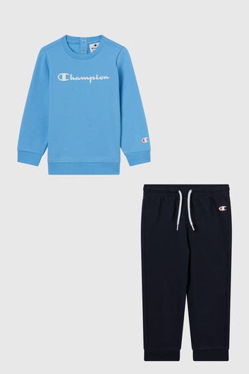 CHAMPION Set: Sweatshirt und Sweatpants zweifarbig