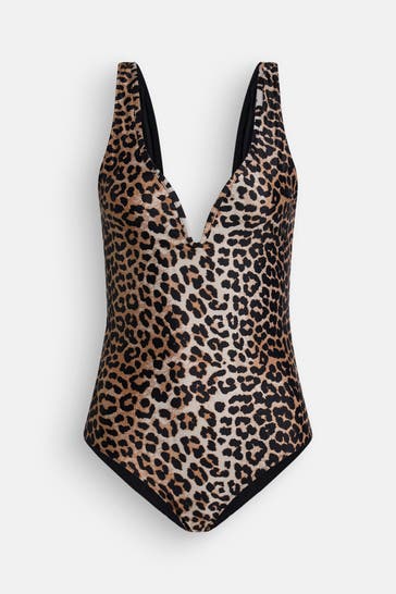 GANNI Badeanzug gemustert