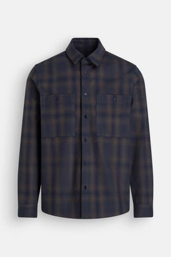 BELSTAFF Overshirt dunkelblau kariert