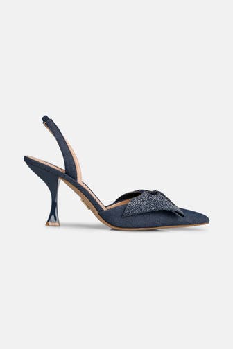STEVE MADDEN Sling-Pumps 'Niteowl' dunkelblau