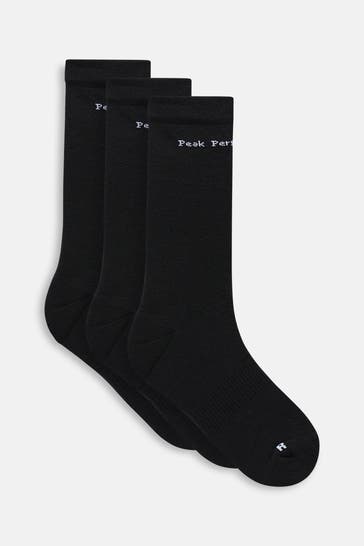 PEAK PERFORMANCE 3er-Pack Socken schwarz