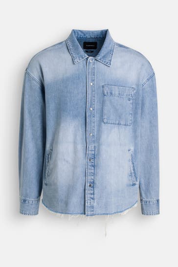 ELIAS RUMELIS Casual-Hemd 'Salvadore' blau