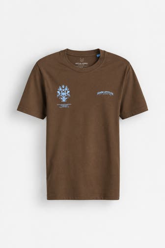 JACK & JONES T-Shirt braun