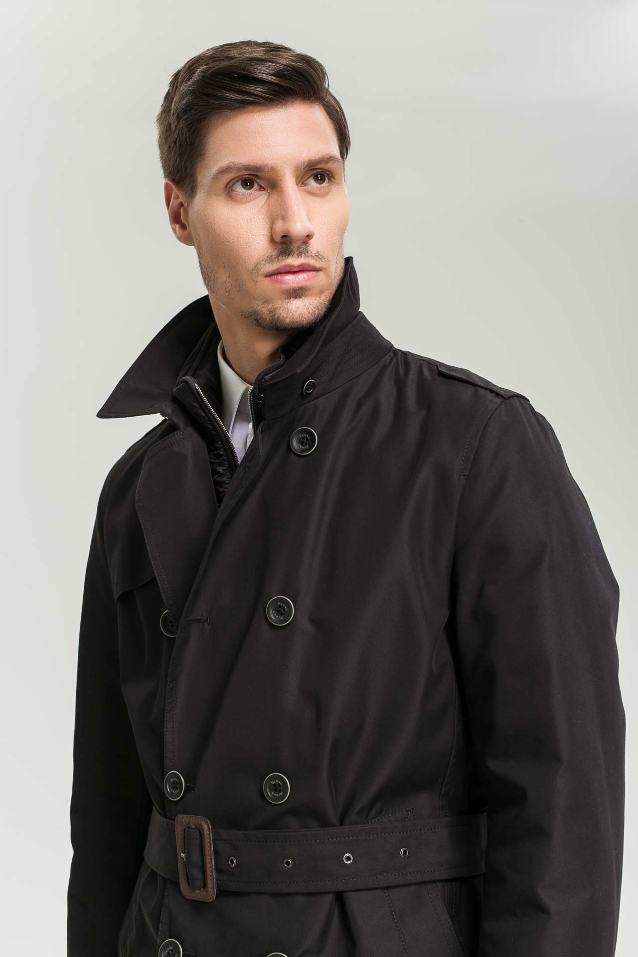 HERNO Daunen-Trenchcoat schwarz » günstig online kaufen | Outletcity
