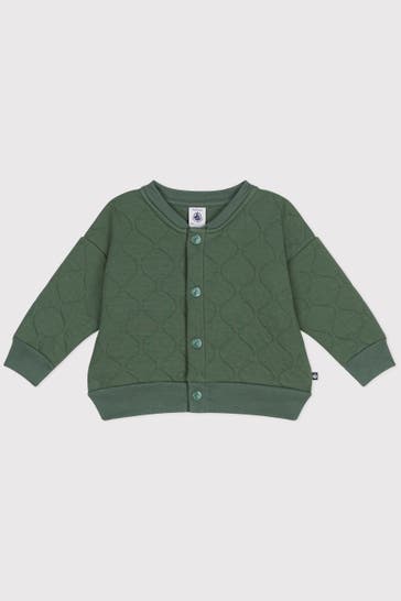 PETIT BATEAU Cardigan graugrün