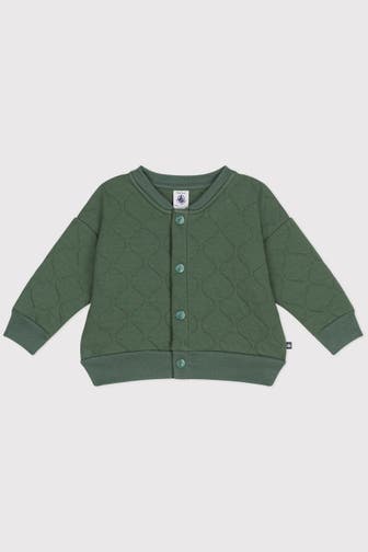 PETIT BATEAU Cardigan graugrün
