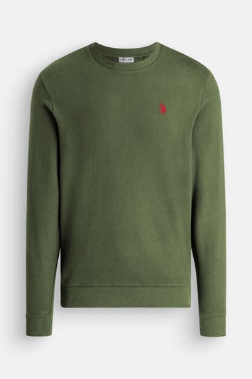 U.S. POLO ASSN. Sweatshirt waldgrün