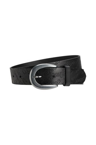 DESIGUAL Ledergürtel schwarz