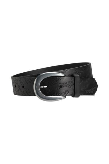 DESIGUAL - Ledergürtel schwarz