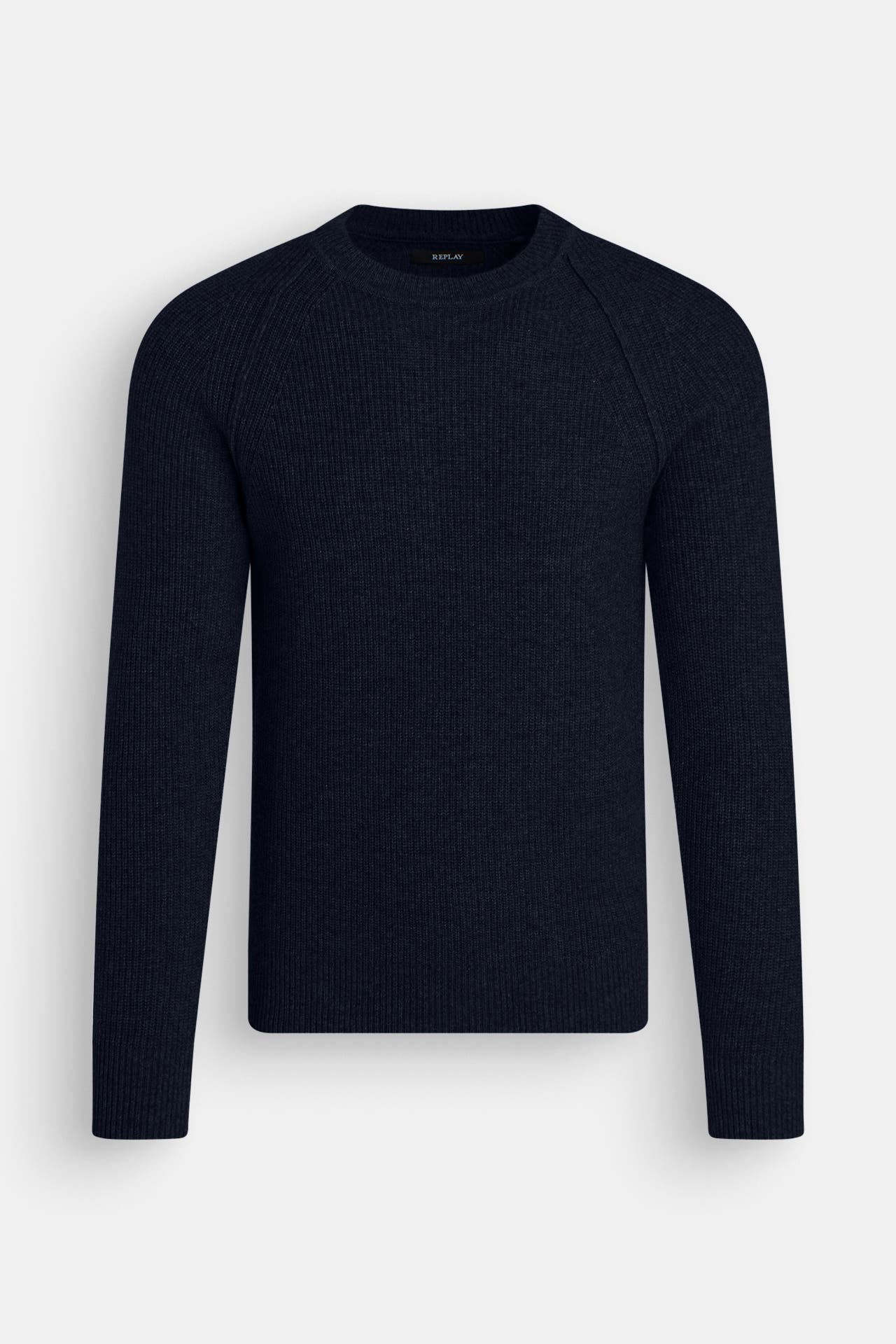REPLAY Wollmix-Pullover nachtblau, Bild 1
