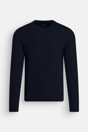 REPLAY Wollmix-Pullover nachtblau