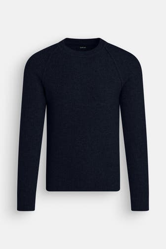 REPLAY Wollmix-Pullover nachtblau