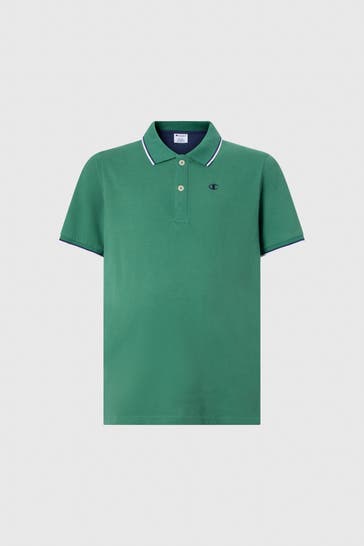 CHAMPION Polo-Shirt dunkelgrün