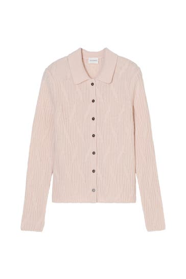 CLOSED  Wollmix-Strickjacke rosé