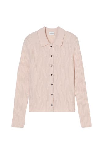 CLOSED Wollmix-Strickjacke rosé