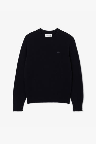 LACOSTE Wollpullover dunkelblau