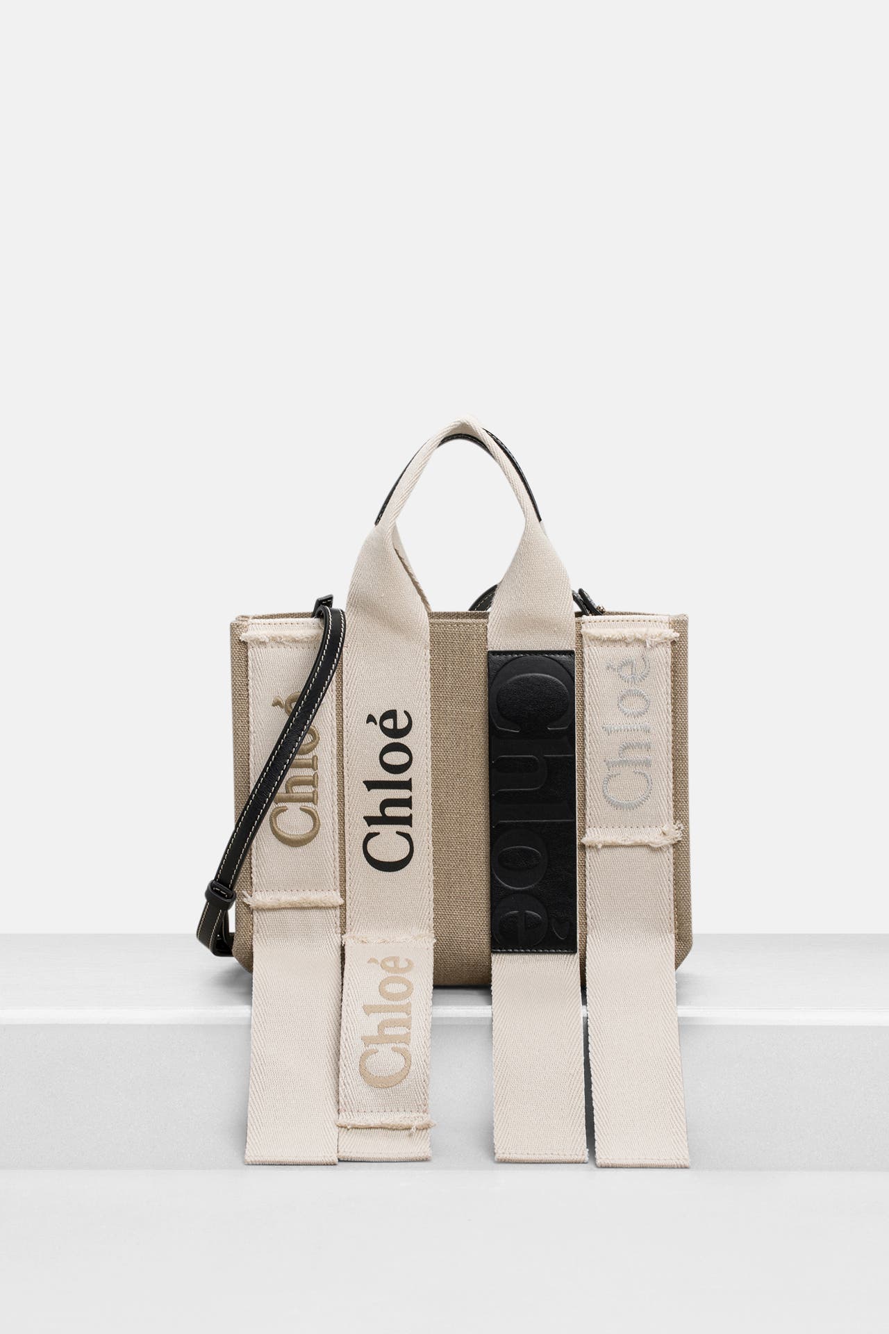 CHLOÉ Handtasche 'Woody' zweifarbig, Bild 1