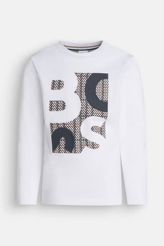 BOSS Longsleeve weiß