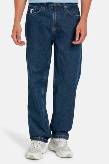 KARL KANI Jeans dunkelblau baggy