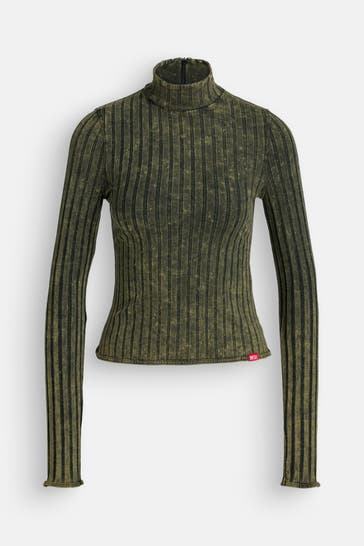 DIESEL Longsleeve dunkelgrün