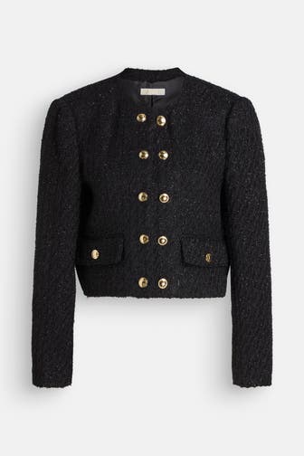 MICHAEL MICHAEL KORS Tweed-Blazer schwarz