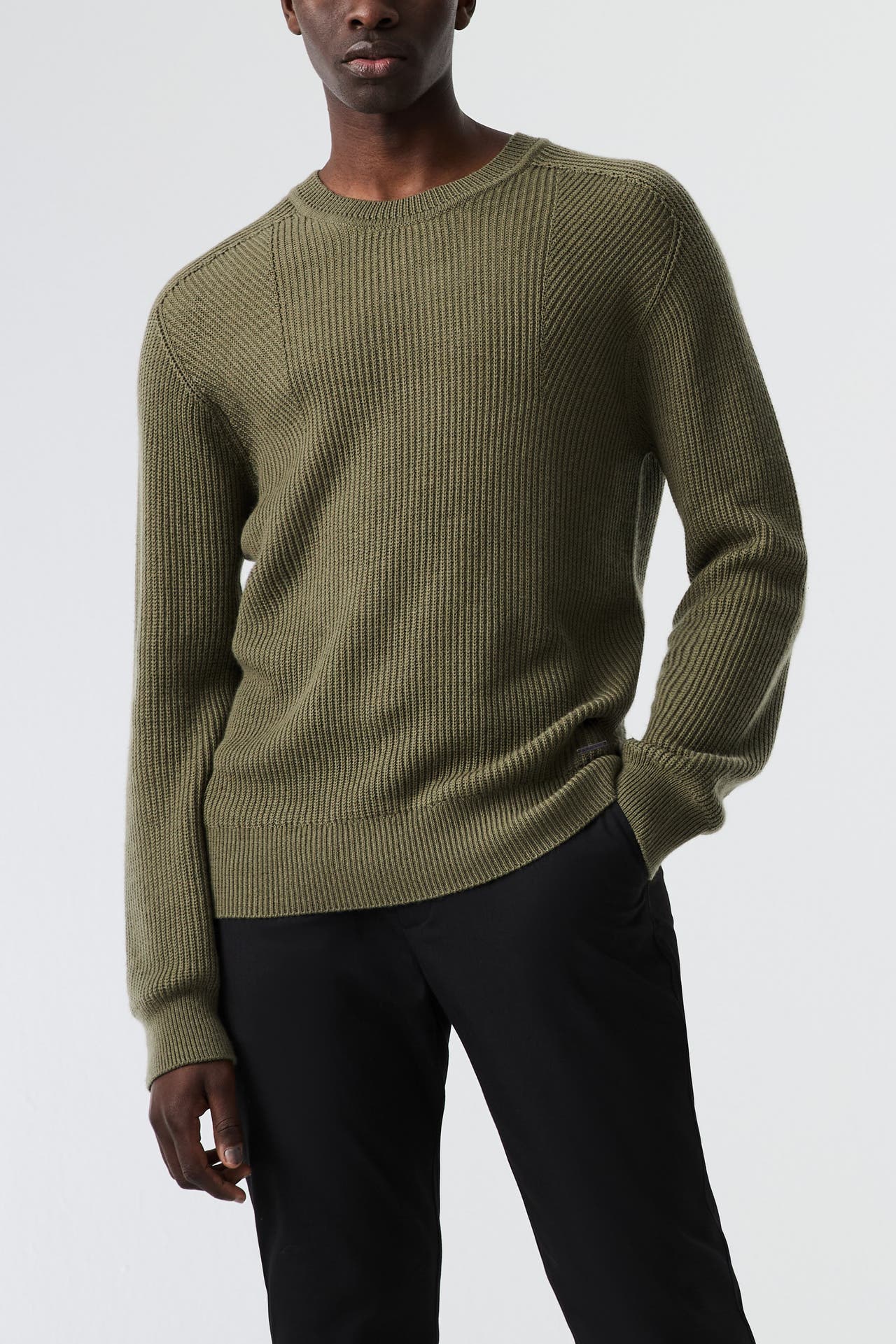 ALPHATAURI Strickpullover oliv, Bild 1