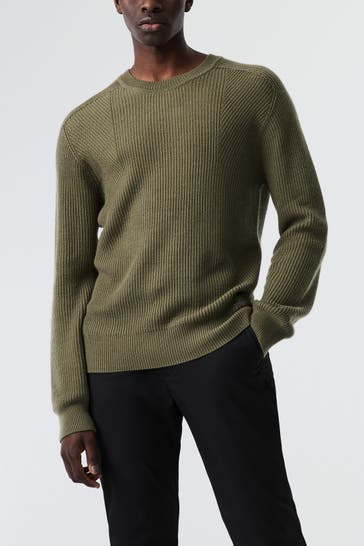 ALPHATAURI Strickpullover oliv